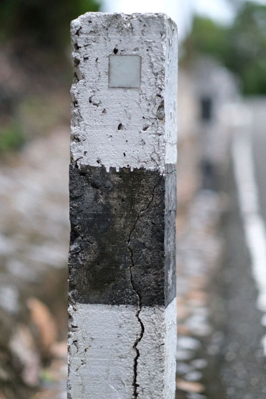Concrete fence posts