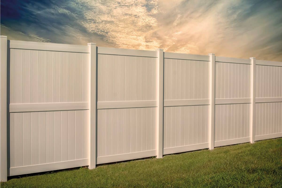 Solid Privacy 8 Foot Vinyl Fence