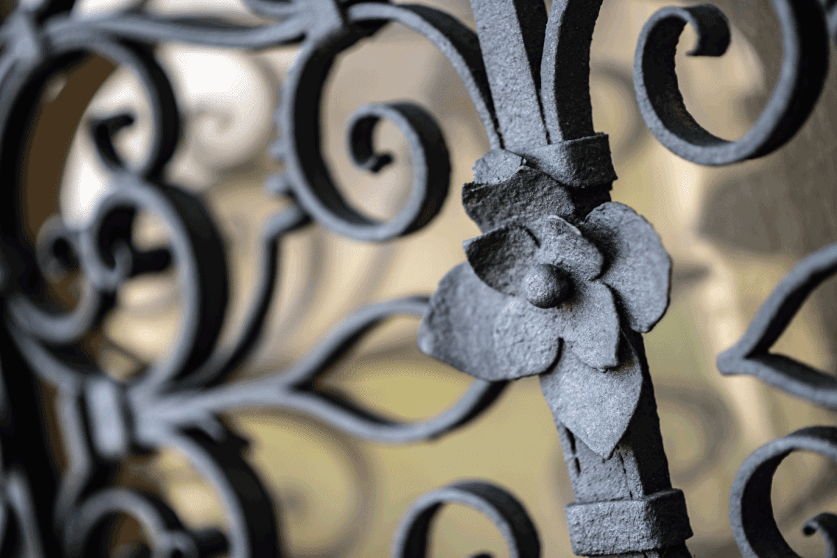 Wrought Iron gate detail