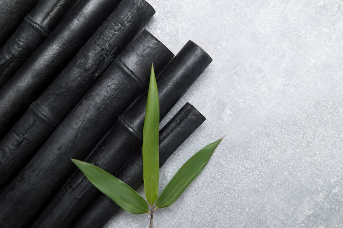charcoal type bamboo can be used also for burning