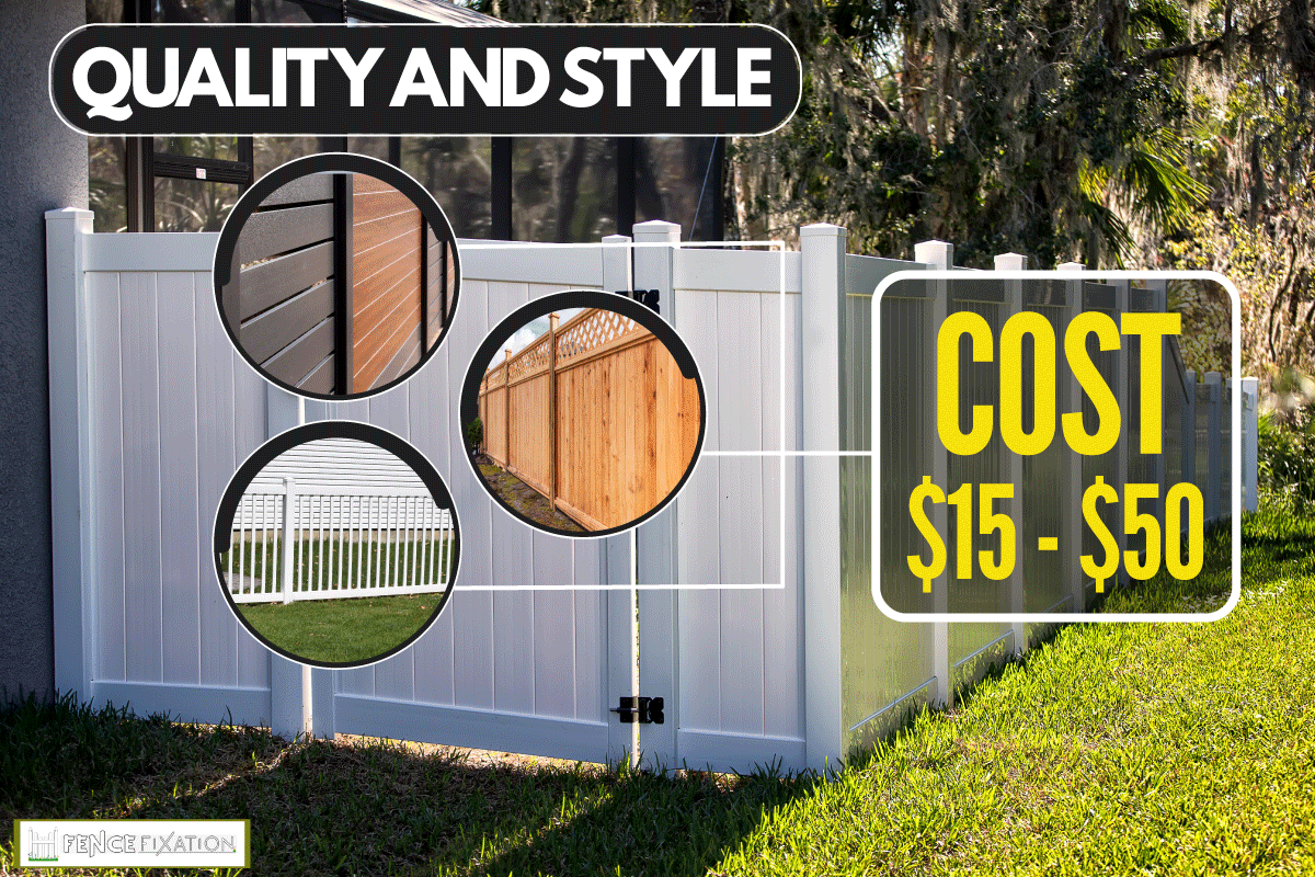 Solid Privacy Vinyl Fence With Gate, Are Vinyl Fences Expensive?